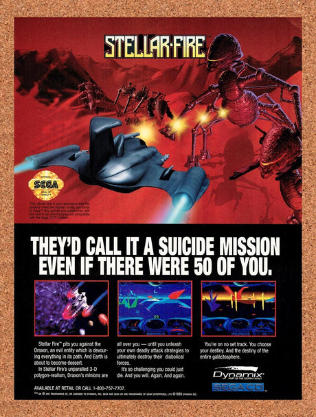1994 Stellar-Fire Genesis Original Advertisement / Retro Promo v1
