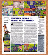 2003 Advance Wars 2 Black Hole Rising GBA Original Advertisement / Promo v1