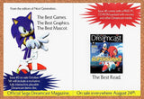 Sonic Dreamcast Magazine Original 1999 Vintage Ad - Video Game Promo