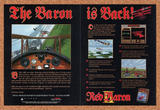 Red Baron PC Original 1997 Print Ad Authentic Sierra WWI Video Game Art Promo