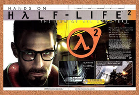 2005 Half-Life 2 Xbox Release Original Advertisement / Retro Promo vr13