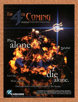 The 4Th Coming PC Original 2001 Ad Authentic French MMORPG Video Game Promo