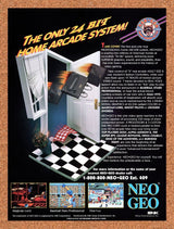 1992 Neo Geo Console Original Advertisement / Retro Wall Art v1