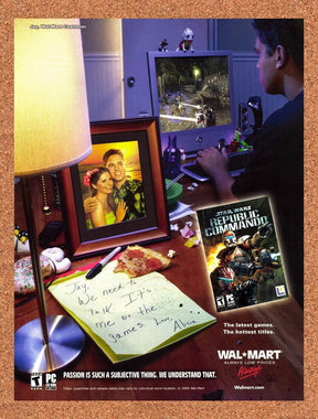 2005 Star Wars Republic Commando Wal-Mart Original Advertisement / Promo v2