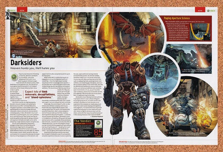 2010 Darksiders Xbox 360 Original Advertisement / Retro Wall Art v2