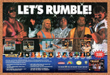 1993 WWF Royal Rumble SNES Original Advertisement / Retro Wall Art v2