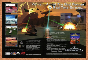 Star Trek New Worlds PC Original 2002 Ad Print Authentic Space Video Game Promo