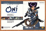 Oni PS2 Original 2003 Print Ad Authentic Rockstar Anime Video Game Art Promo