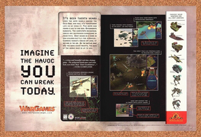 WarGames PC Original 1998 Print Ad Authentic Coleco Tactical Video Game Promo
