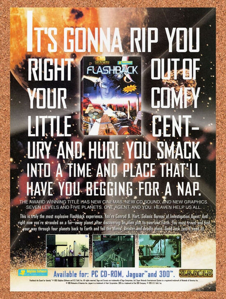 1995 Flashback Jaguar Original Advertisement / Retro Wall Art v3