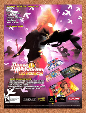 2005 Dance Dance Revolution ULTRAMIX Xbox Original Advertisement / Promo v1