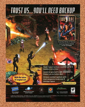 2002 FarScape PC Original Advertisement / Retro Promo v1