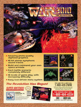 1996 War 3010 The Revolution SNES Original Advertisement / Retro Promo v1