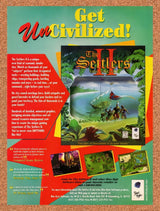 1996 Settlers II Veni Vidi Vici PC Original Advertisement / Retro Wall Art v1