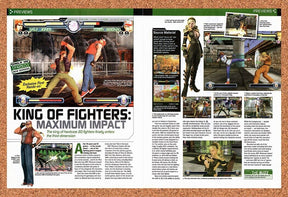 King Of Fighters Maximum Impact PS2 Original 2004 Vintage Ad - Video Game Promo