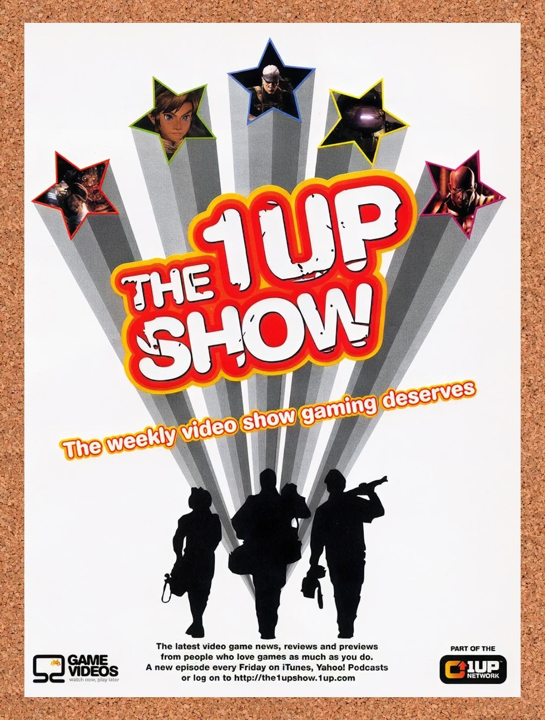 2007 1Up Network The 1Up Show Original Advertisement / Retro Promo v2
