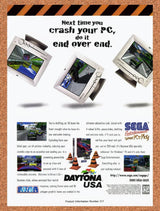 1996 Daytona USA PC Original Advertisement / Retro Promo v2