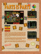 1994 Dr Franken SNES Original Advertisement / Retro Wall Art v2