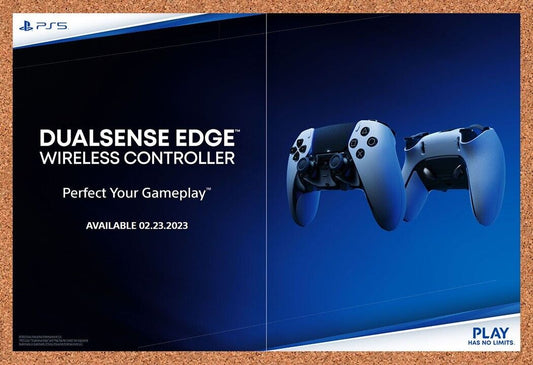 Sony PlayStation 5 DualSense Edge Controller Original 2022 Ad - Display Promo