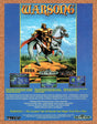 1991 Warsong  Genesis Original Advertisement / Retro Wall Art v1