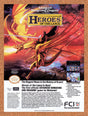 1991 Advanced Dungeons & Dragons Of The Lance NES Original Ad / Retro Wall Ad v2