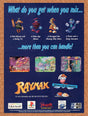 1995 Rayman Jaguar Original Advertisement / Retro Wall Art v2