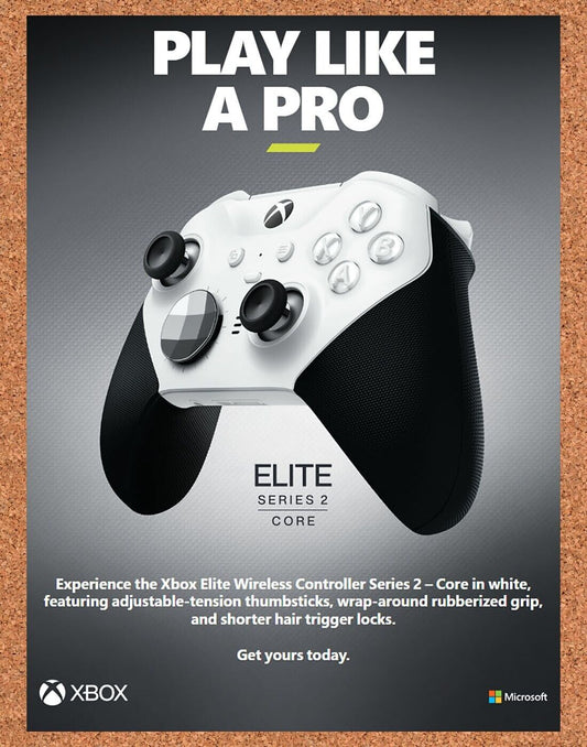 Microsoft Xbox Elite Series 2 Controller Original 2022 Ad - Video Game Promo