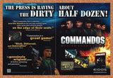 1998 Commandos Behind Enemy Lines PC Original Advertisement / Retro Promo v1