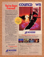 Countdown PC Original 1991 Vintage Ad - Video Game Promo
