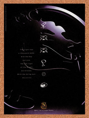 1995 Mortal Kombat 3 Series #7 Original Advertisement / Retro Promo v10