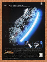 Star Wars X-Wing Alliance PC Original 2001 Ad Authentic Video Game Promo