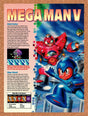 1993 Mega Man V NES Original Advertisement / Retro Promo vr3