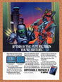 1989 Impossible Mission II Apple II Original Advertisement / Retro Wall Art v1