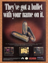 1993 Untouchables SNES Original Advertisement / Retro Wall Art v1