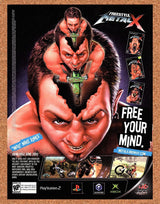 Freestyle Metal X Xbox Original 2003 Ad Authentic Odd Video Game Art Promo