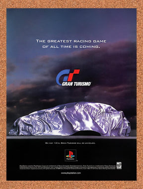1998 Gran Turismo PS1 Original Advertisement / Retro Promo v1