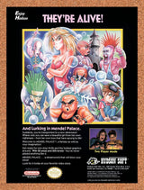 1991 Mendel Palace NES Original Advertisement / Retro Wall Art v1