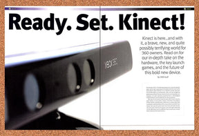 2010 Microsoft Xbox Kinect Launch Review Original Ad / Retro Wall Art v2