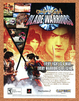 Onimusha Blade Warriors PS2 Original 2004 Ad Authentic Capcom Video Game Promo