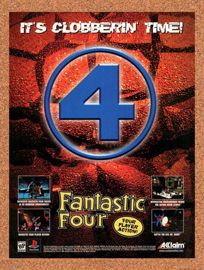 1997 Fantastic Four PS1 Original Advertisement / Retro Promo v1