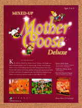 1995 Mixed-Up Mother Goose Deluxe PC Original Advertisement / Retro Promo v1