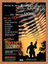 1996 Jagged Alliance Deadly Games PC Original Advertisement / Retro Wall Art v1