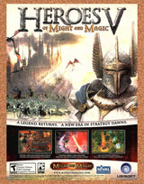 Heroes Of Might And Magic V PC Original 2006 Ad Authentic Video Game Art Promo