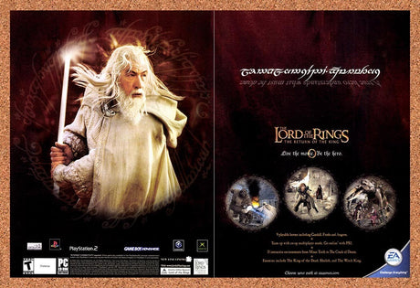 2003 Lord Of The Rings Return Of The King Xbox Original Advertisement / Promo v2