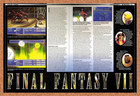 1998 Final Fantasy VII PC Preview Original Advertisement / Retro Promo vr5
