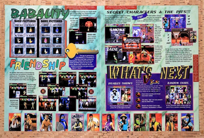 1994 Mortal Kombat II Finishing Moves Guide Original Ad / Retro Wall Art v10