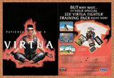 1995 Virtua Fighter 32x Training Pack Original Advertisement / Retro Wall Art v1