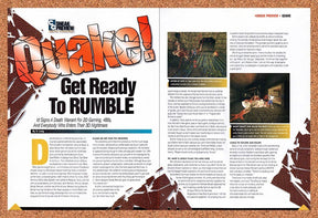 1996 Quake PC Preview Original Advertisement / Retro Promo vr1
