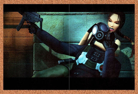 Tomb Raider Angel Of Darkness PS2 Original 2003 Vintage Ad - Video Game Promo