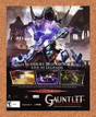 Gauntlet Seven Sorrows PS2 Original 2006 Ad Authentic RPG Video Game Promo